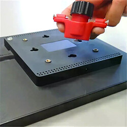 Clé de trou de vis avec niveau à bulle pour perceuse