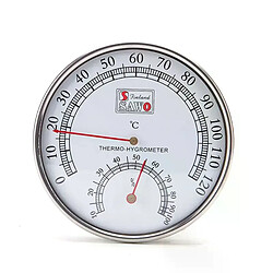 Thermomètre de Sauna à coque métallique