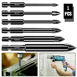 Foret triangulaire verre et carrelage - 4-12 mm