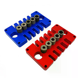 Gabarit de perçage bois aluminium - 5 pièces