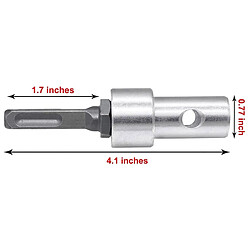 Adaptateur mandrin perceuse béton - 19,56 mm