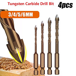 Forets carrelage pour perceuse - 4 pièces