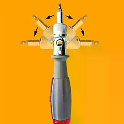 Avis Tournevis à angle ajustable avec têtes - 10 pcs