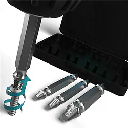 Extracteur de vis pour perceuse - 4 pièces