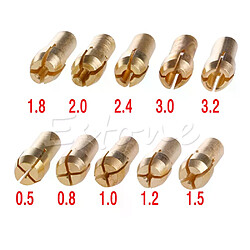 Ensemble d'outils rotatifs mandrin - 10 pièces