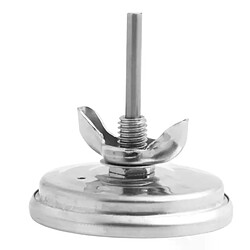 Thermomètre inox à double échelle