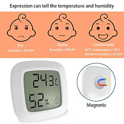 Mini thermomètre magnétique d'intérieur LCD