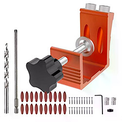 Kit gabarit de perçage bois aluminium - 47 pièces