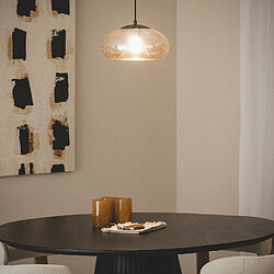 Ledkia Suspension Verre Amina Ambre