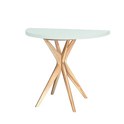 Ragaba table de cuisine demi-lune - Menthe éphémère