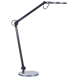 Beliani Lampe de bureau LED ERIDANUS Avec variateur Métal Noir