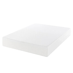 Sinlikon Europe Luxe Matelas 140x190 Mousse Memo - Matelas 2 places épaisseur 15cm - zones de confort mousse adaptative - Noir