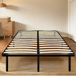 Avis Sinlikon Sommier 160x200cm avec 9 Pieds - Sommiers à Lattes en Bois - 2x14 Lattes