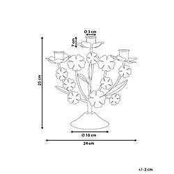 Avis Beliani Bougeoir RAMADA Métal 25 cm Doré