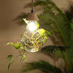 Acheter Ledkia Suspension bois et verre Kathu Bumbieris - Naturel