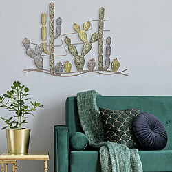 Mauro Ferretti Cadre en métal Cactus 90 x 2.5 x 64 cm.