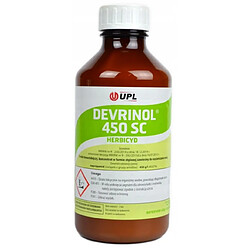 Steiner Désherbant concentré jardin DEVRINOL450 SC 1L - herbicide gazon pelouse géranium disséqué et tiges grêles - lutter contre le coquelicot et le gaillet, mauvaises herbes