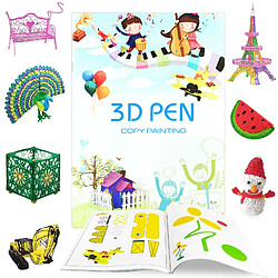 Arzopa Modèle de Dessin de Stylo 3D, Livre de Dessin d'impression 3D, Stylos 3D ModèLes