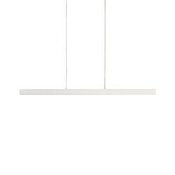 Beliani Lampe LED suspendue ARENAS Avec télécommande Blanc