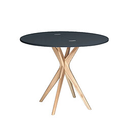 Ragaba Table demi-lune extensible - Graphite