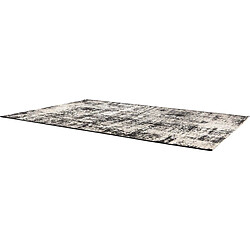 Vivaraise Tapis extérieur en polypropylène Catania noir 230 x 160 cm.