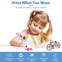 Acheter ARZOPA Stylo 3D Impression Portatif,Inclure 5m*20 couleur Filament PLA 1.75 mm