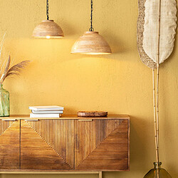 Acheter Iluzzia Suspension Naisha M en bois - Bois naturel