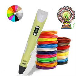 ARZOPA Stylo 3D Impression Portatif,Inclure 5m*20 couleur Filament PLA 1.75 mm