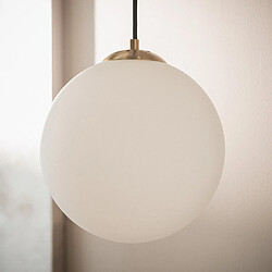Ledkia Suspension Métal et Verre Moonlight Brass Doré