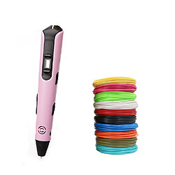 ARZOPA Stylo 3D Impression Portatif,Inclure 5m*10 couleur Filament PLA 1.75 mm