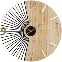 Mauro Ferretti Horloge murale en métal Wordy 60 x 3.5 cm.