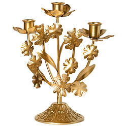 Acheter Beliani Bougeoir RAMADA Métal 25 cm Doré