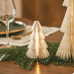 Ledkia Sapin de Noël LED avec Batterie Likasi Blanc