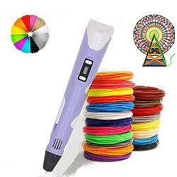ARZOPA Stylo 3D Impression Portatif,Inclure 5m*20 couleur Filament PLA 1.75 mm