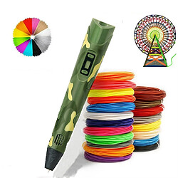 ARZOPA Stylo 3D Impression Portatif,Inclure 3m*12 couleur Filament PLA 1.75 mm