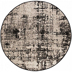 Vivaraise Tapis extérieur en polypropylène Catania 160 cm noir.