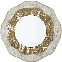 Mauro Ferretti Miroir en métal Da Muro Shai 54.5 x 4.5 cm.