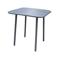 Acheter Habitat Et Jardin Table de jardin en métal Bilbao - 70 x 70 x 71 cm - Gris