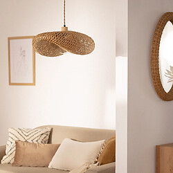 Ledkia Suspension Bambou Kathu Karatasi Naturel