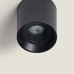 Acheter Ledkia Plafonnier Blanc Quartz Noir