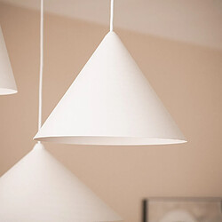 Ledkia Suspension LED 8W Métal Elise M Blanc