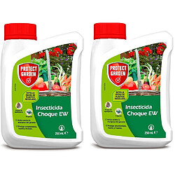 BAYER Lot 2 x Insecticide PROTECT GARDEN polyvalent gazon jardin pelouse insecte choque polyvalent pyréthroïde Deltaméthrine chenille larve géranium - Deltaméthrine 1,5% 250ml