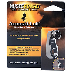MN270 Acousti-Lok strap lock pour jack standard 3/8 pouces x 32 MusicNomad