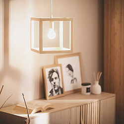 Ledkia Suspension Bois Coba Naturel