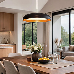 Ledkia Suspension LED 28W Métal Deyang Noir