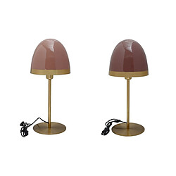 Lampe de bureau DKD Home Decor Métal Moderne (23 x 23 x 55 cm) (2 Unités)