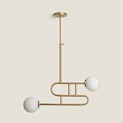 Ledkia Suspension Métal Rowsley Doré