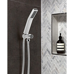 Beliani Pommeau de douche AMBORO Argenté