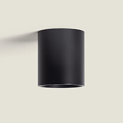 Ledkia Plafonnier Blanc Quartz Noir pas cher