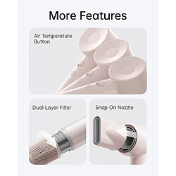 Laifen Sèche-cheveux ultra-haute vitesse - Rose